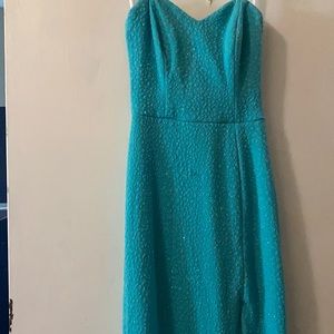 Turquoise Prom dress
